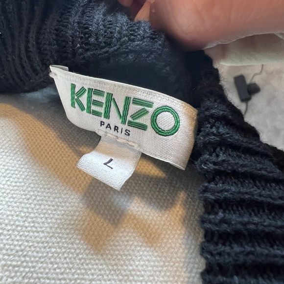 Kenzo Striped Logo Knit Jumper - Picture 4 of 4